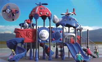 QX-16028幼儿园室外大型特色飞机组合小博士滑滑梯/儿童公园户外游乐玩具